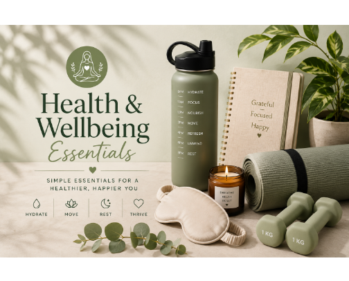 Health & Wellbeing Essentials cover photo collage