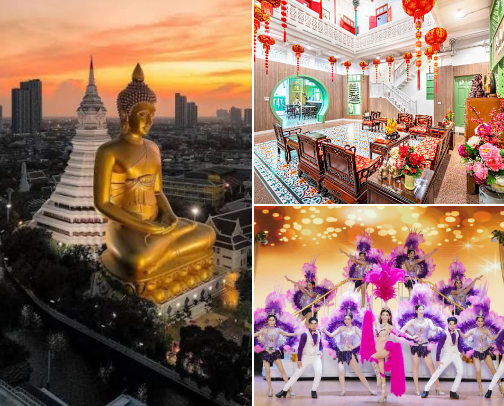 ​Cheap Bangkok Survival Guide:Sleep, Eats and Explore for Less cover photo collage