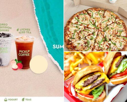 Good Vibes & Good Bites🌟🍔 cover photo collage