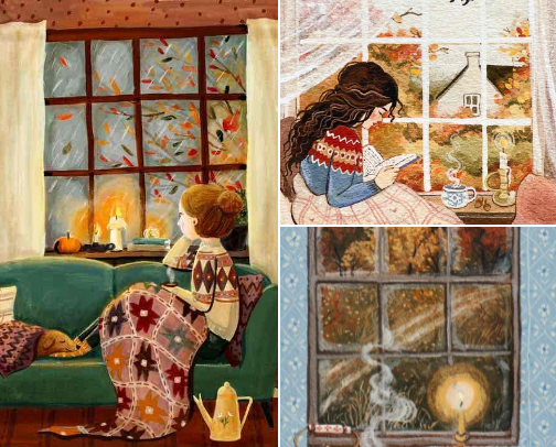 Books for Autumn Girlies cover photo collage
