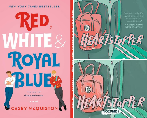 Books for those that liked heated rivalry! cover photo collage