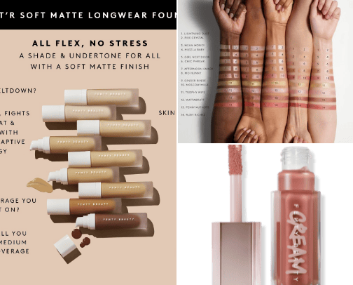 Fenty beauty must haves cover photo collage