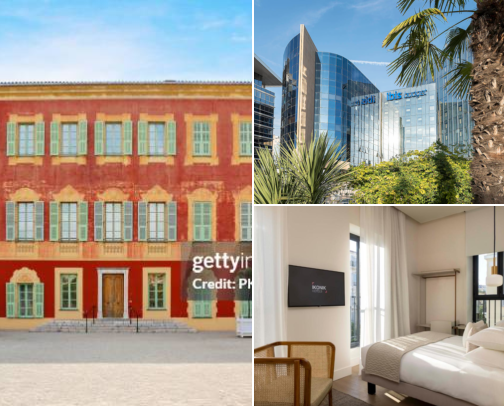 Nice, France: art, strolls, views, and places to stay cover photo collage