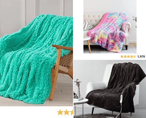 Cozy Blankets cover photo collage