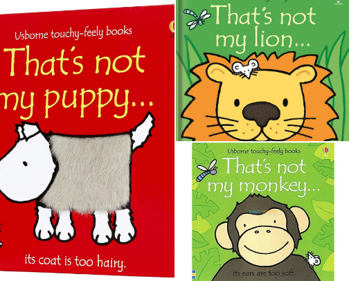 Touch-and-Feel Books for Babies cover photo collage