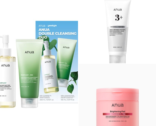 Korean Skincare🍃 cover photo collage