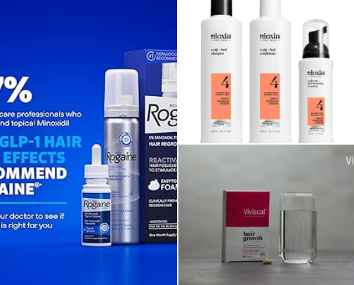 Best Products for Hair Loss & Thinning Hair (Stronger, Fuller & Healthier Hair) cover photo collage