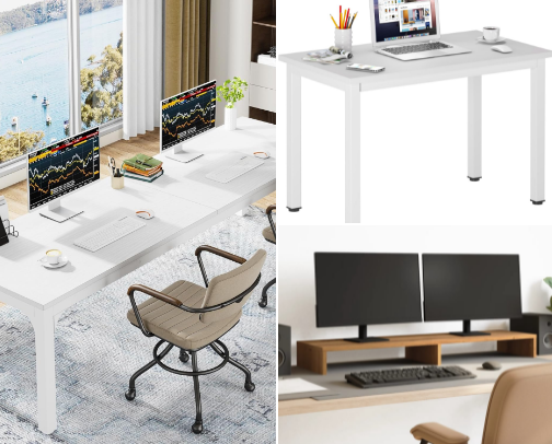 My Graphic Designer Desk Setup | Aesthetic + Functional Must-Haves for Every Remote Girly cover photo collage