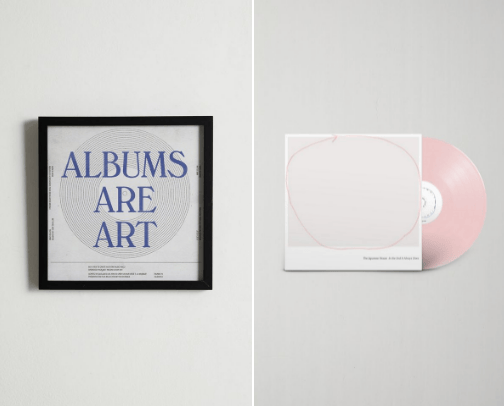 Vinyl Records cover photo collage