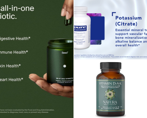 Supplements/Wellness (Amazon) cover photo collage