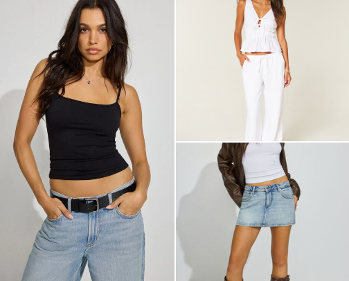 My 2025 summer wardrobe cover photo collage