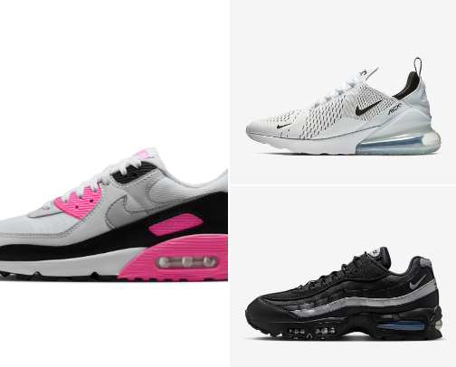 Nike trainers cover photo collage