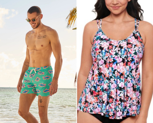 Swimsuit cover photo collage