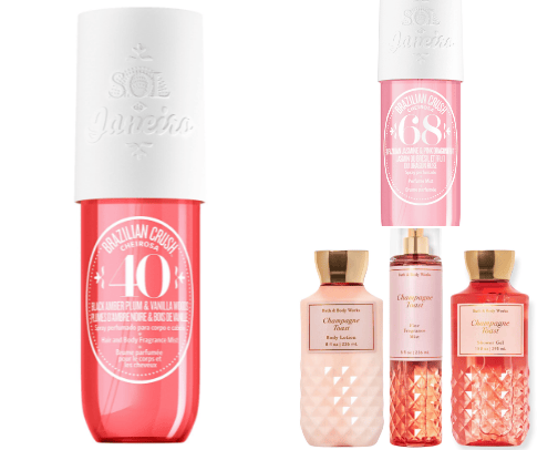 my fav perfumes cover photo collage