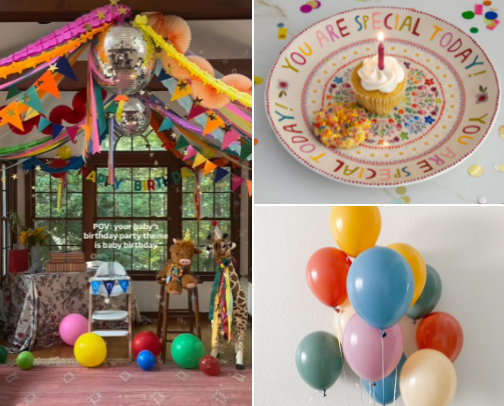 One is Fun! (Birthday Themed Birthday) cover photo collage