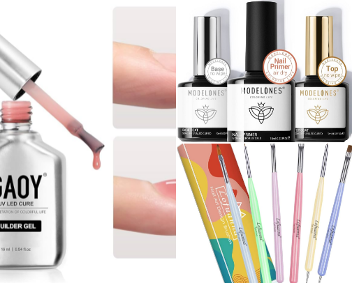 Salon-Look Gel Nails at Home cover photo collage