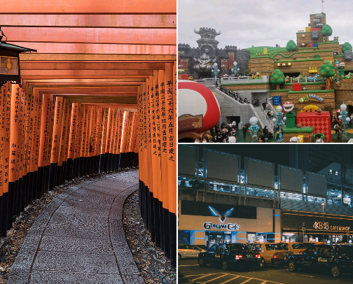 Places to visit in Japan 🇯🇵 cover photo collage
