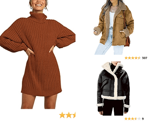 fall clothing cover photo collage