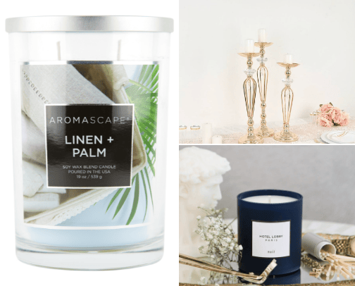 Candles and More That Will Light Up Your World cover photo collage
