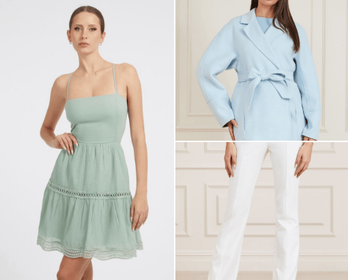 woman clothes cover photo collage