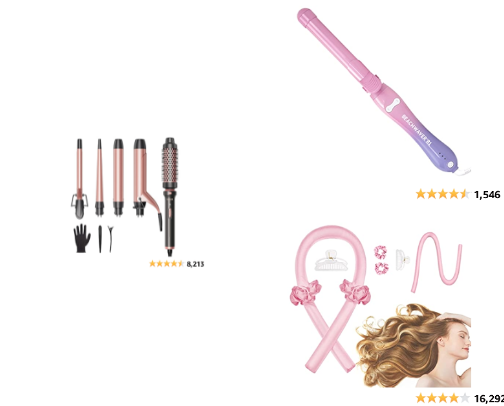 Hair tools for all hair types cover photo collage