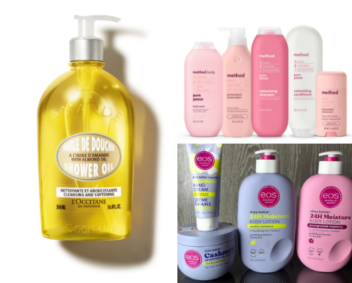 Body Care Faves cover photo collage