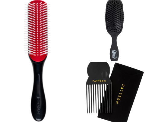 Curly Hair Tools cover photo collage