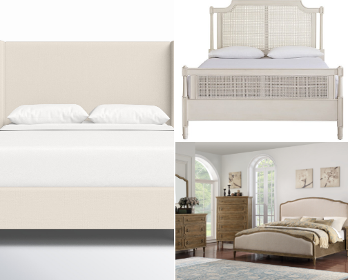 The Headboard + Bed Edit cover photo collage