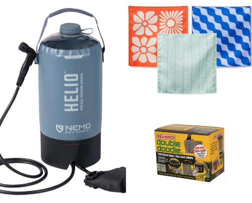 🚿 Camping Better: Bathroom & Shower Setup cover photo collage