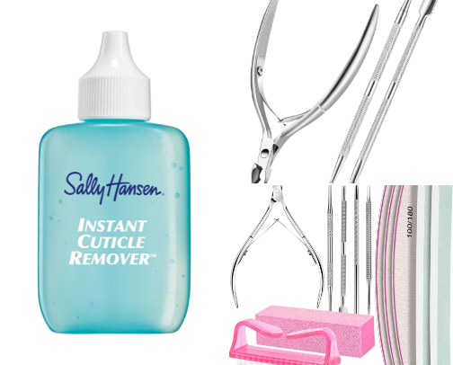 At home nails 💅🏽🌸 cover photo collage