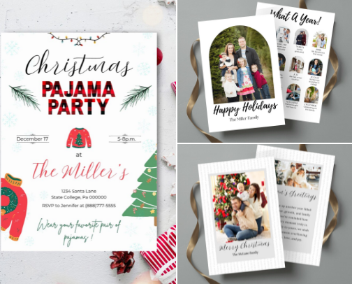 Holiday Cards & Invitations cover photo collage