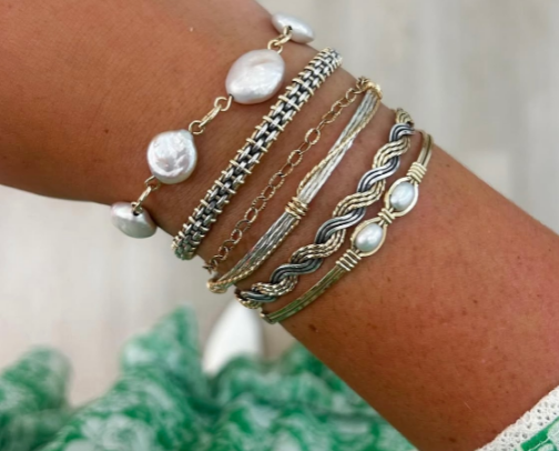 Bracelet Stacking Done Right ✨ cover photo collage