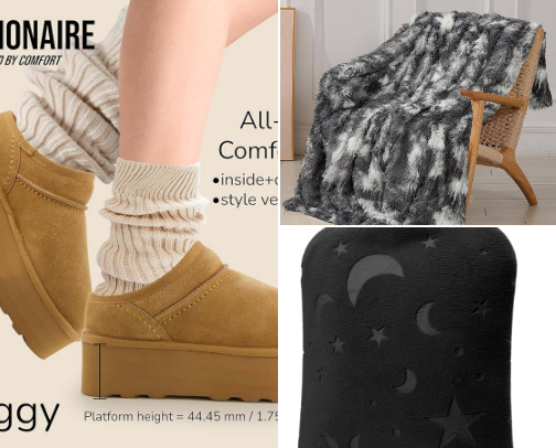 Comfy & Cozy cover photo collage