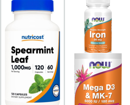 PCOS supplements cover photo collage
