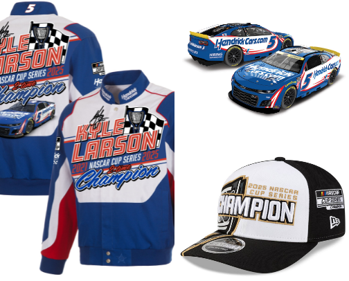 Kyle Larson cover photo collage