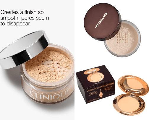 Best face makeup powders for mature skin ✨ cover photo collage