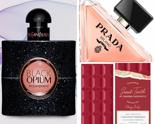 Addictive perfumes🌸 cover photo collage