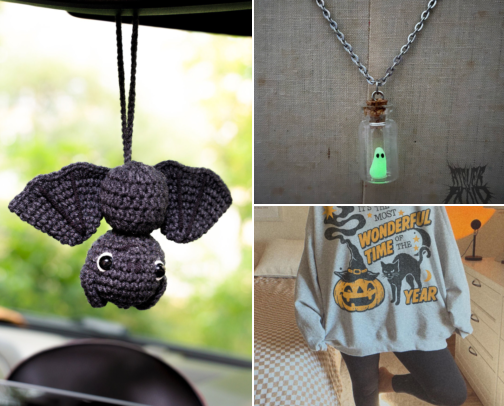 Halloween Etsy Finds 🍁 cover photo collage
