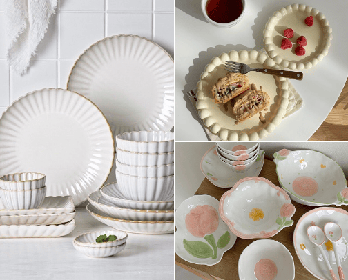 Aesthetic Tableware Beautify Your Dining Table ✨ cover photo collage