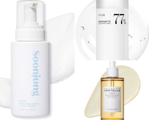 Sensitive Skin Holy Grails ( K-beauty routine ) cover photo collage