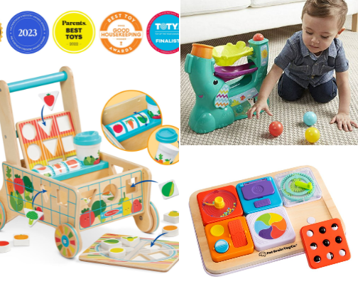 Best Toys and Gifts for 1-Year-Olds Who love to play cover photo collage