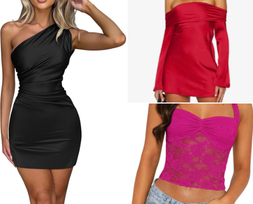 Valentine’s Day Dinner Outfits cover photo collage