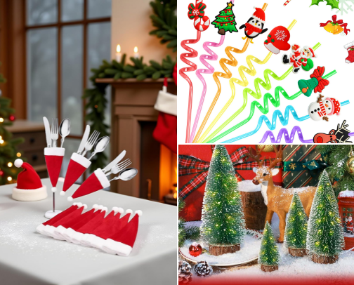 Christmas Decorations 🎄🧸 cover photo collage