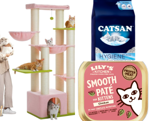Must haves that my cat loves cover photo collage
