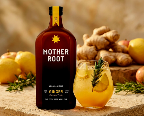 ​🍹 Mother Root Ginger: The Non-Alcoholic Aperitif that’ll make you forget Gin Tonic cover photo collage