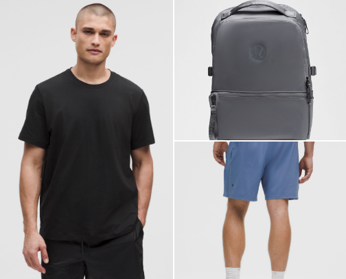 Lululemon apparel cover photo collage
