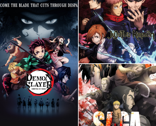 ANIME RECOMMENDATIONS FOR BEGINNERS cover photo collage