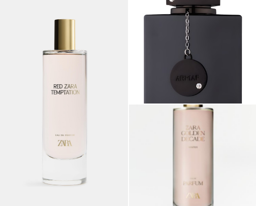 Parfumes cover photo collage