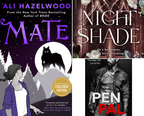 Recent book reads cover photo collage