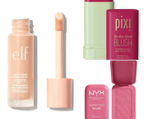 Clean girl makeup essentials cover photo collage